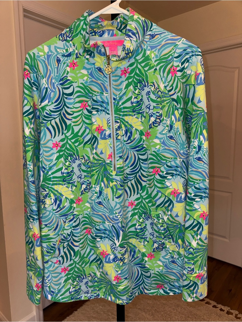 Lilly Pulitzer Skipper Popover Jacket - Size L